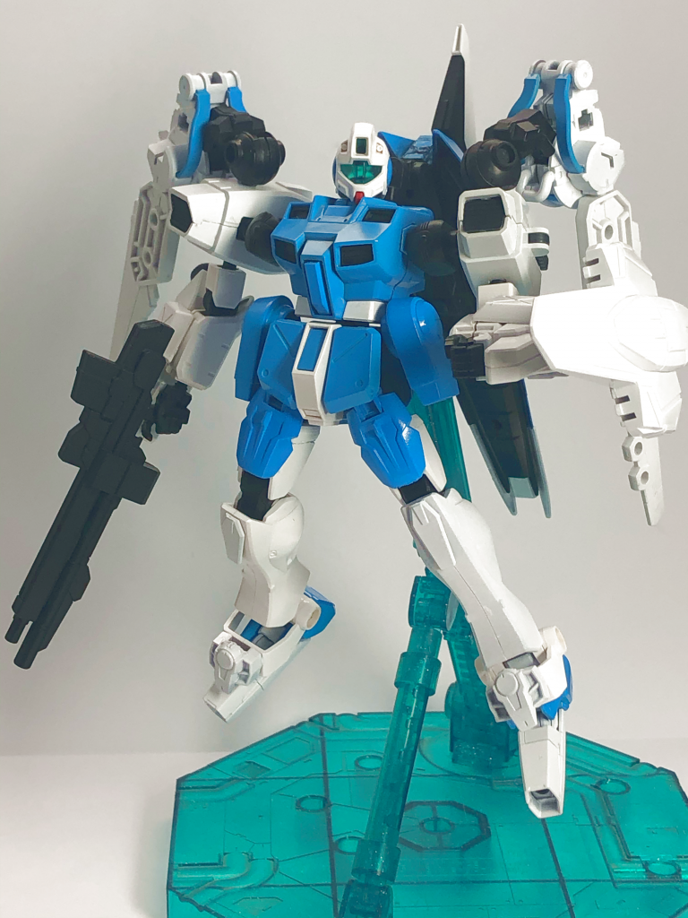 白と青の爽やかめなカラーリングにしてみました！この青色は空をイメージしてみたものです！