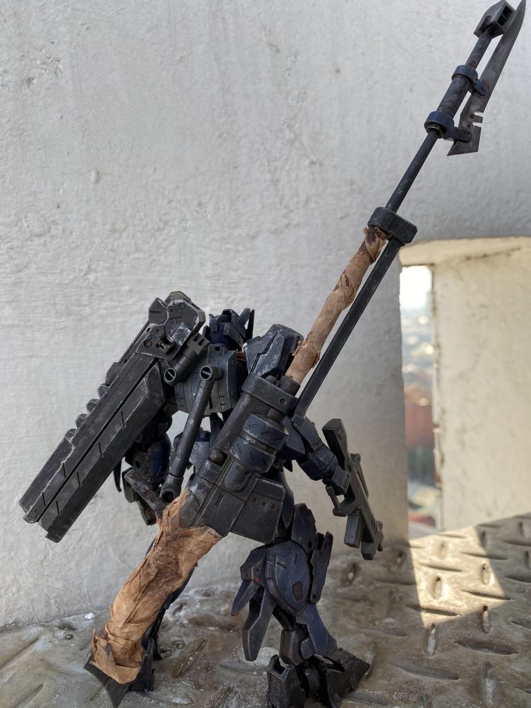 HGガンダムアスタロト(錆風塗装)–2枚目/制作者：@hsuntoy
