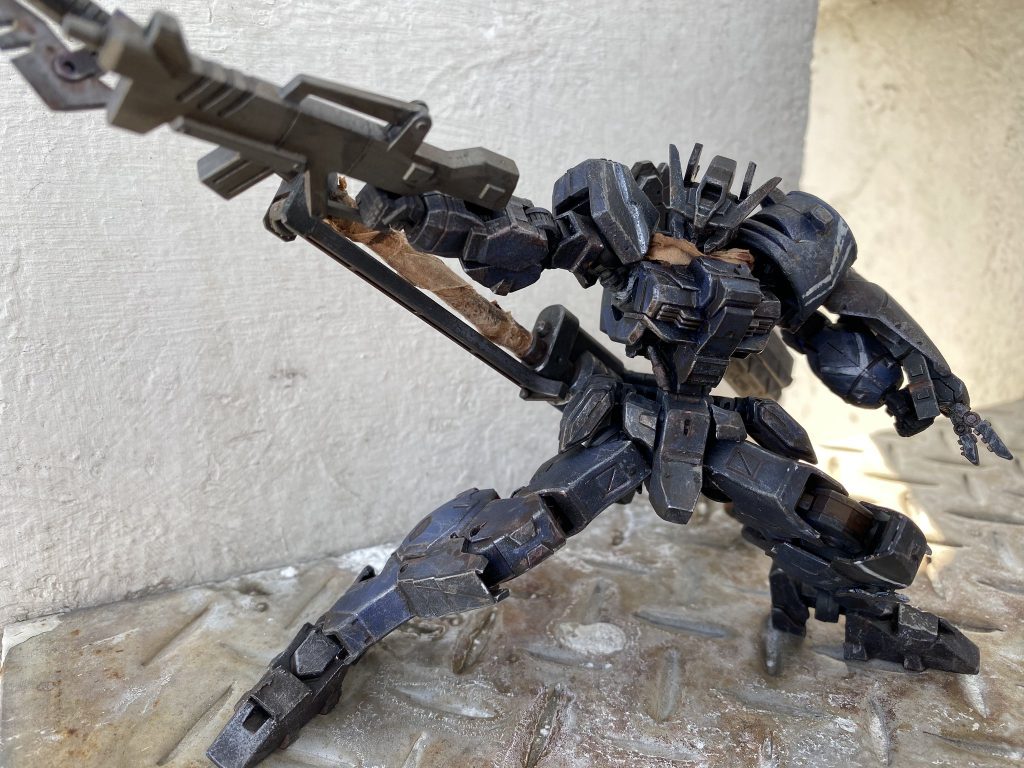 HGガンダムアスタロト(錆風塗装)–3枚目/制作者：@hsuntoy