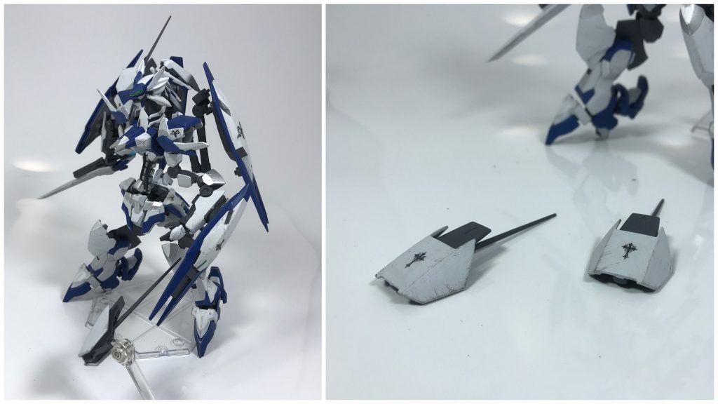 ## [トライロバイト]
地上で運用する使い魔。
機体後部の棘には魔墨を滲出させる機構が備わっており、這い跡でルーンを描くことも可能である。
地中を進むこともでき、敵機に気がつかれないよう接近し、ルーンを用いたトラップを仕込むというようなことも可能。

装備時には椀部のアイドラ・フライヤーに搭載される。