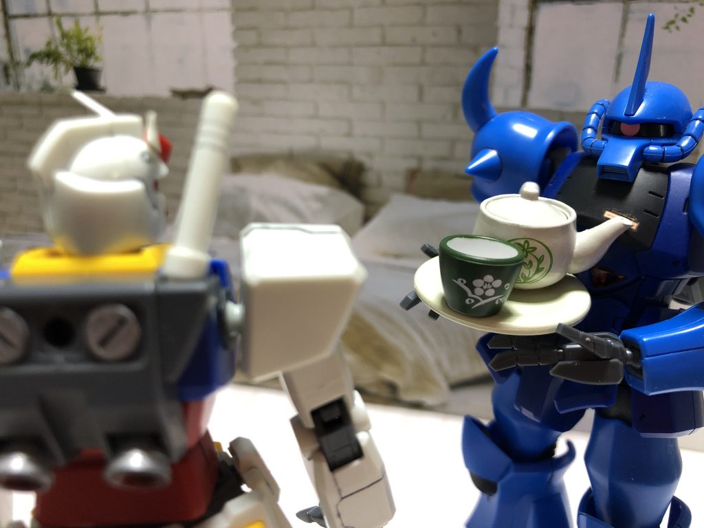 グフとルンバと休日を–5枚目/制作者：石の湯