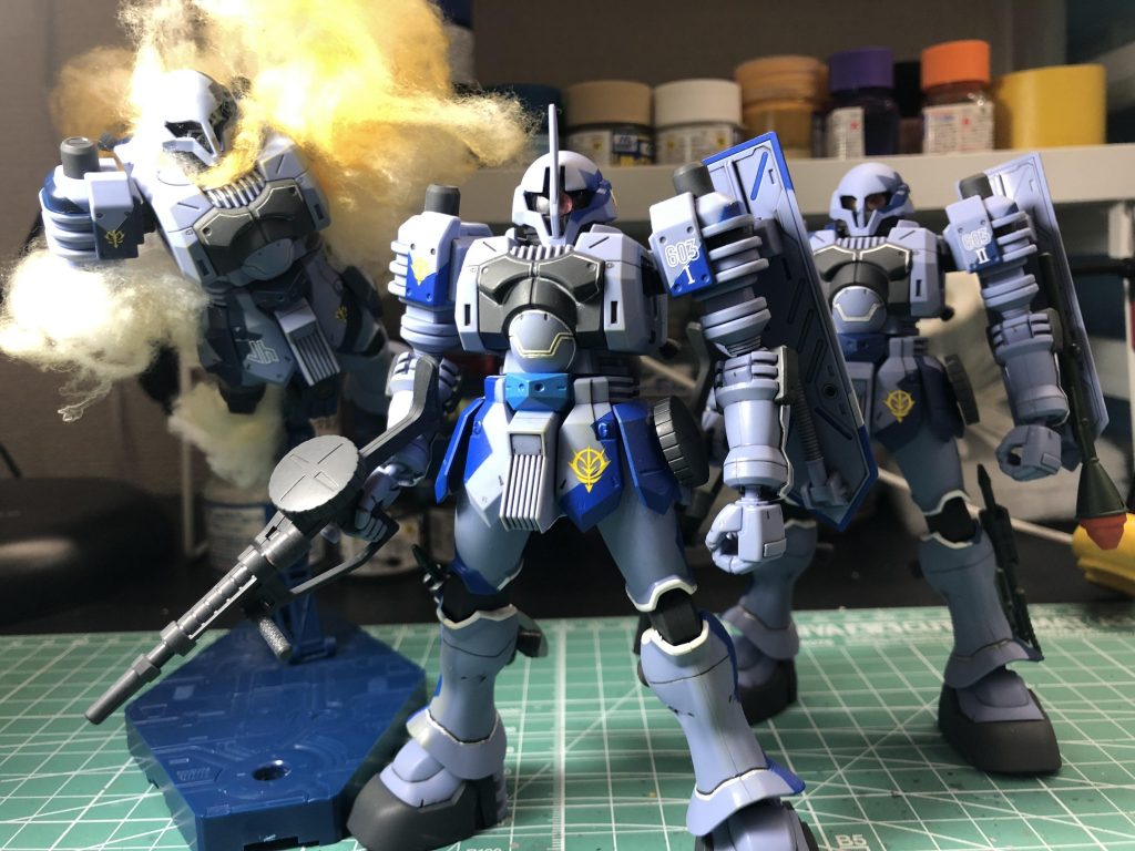 1.2.3番機集合！
あとはキャディラックが搭乗する予備機のみ！