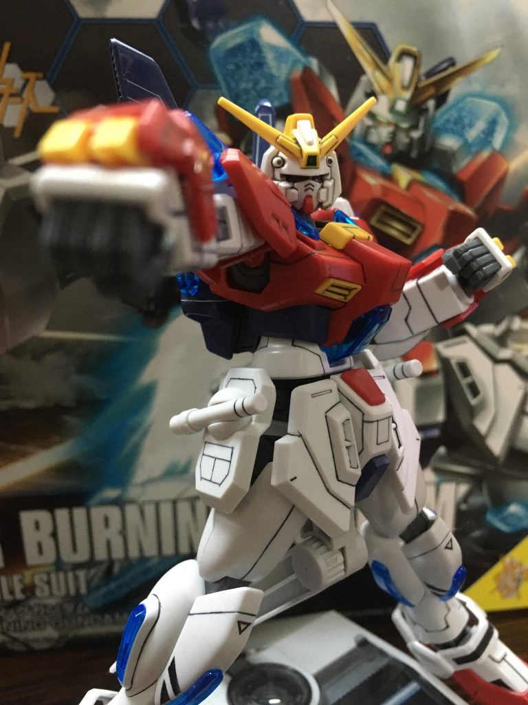 スターバーニングガンダム（初めてのスジボリ）–3枚目/制作者：@inazuma_zeroP