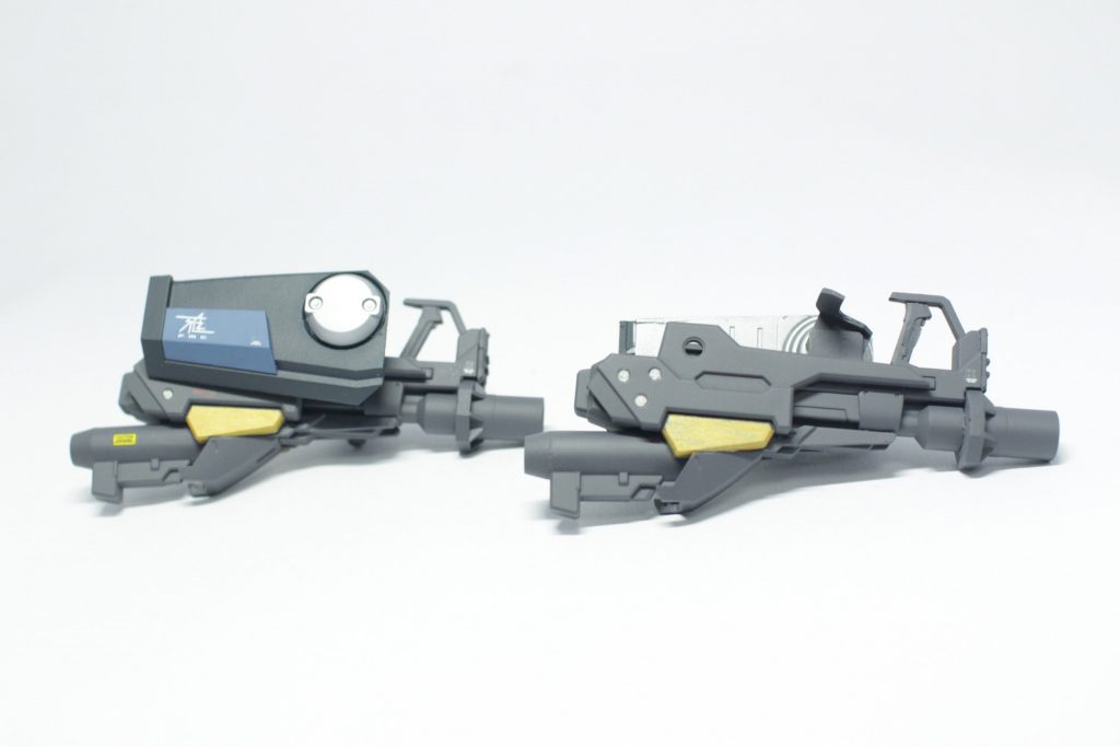 キャノン単体ではこんな感じ。
こう見えて実はプロヴィデンスのライフルがベースなのです。