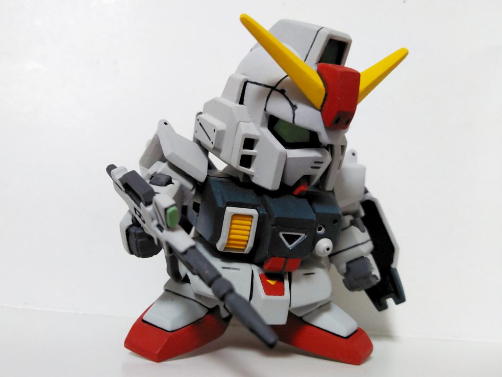 塗装はいつもの水性塗料筆塗りです。
下地はアクリジョンベースカラー。