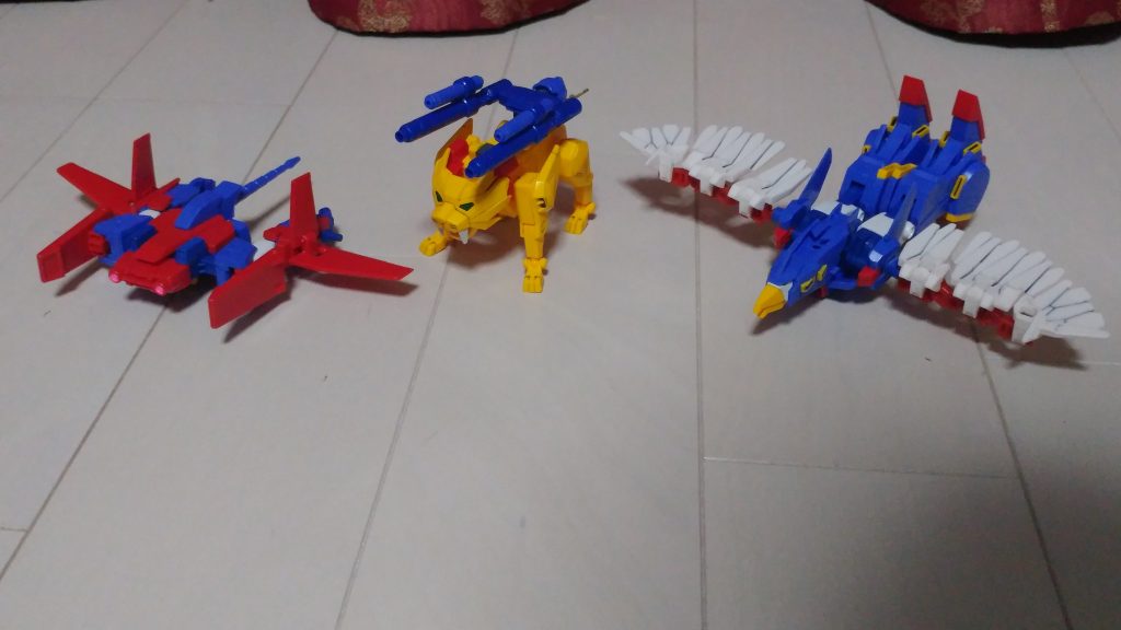 トライマシン3体の状態で