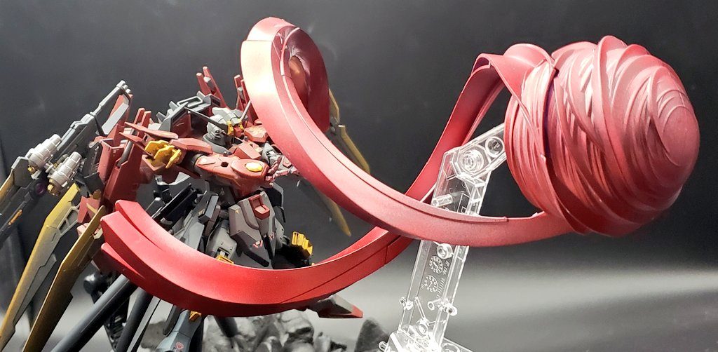 エフェクト②。市販のものを塗装しただけです。ナチュラルなグラデーションにこだわりました