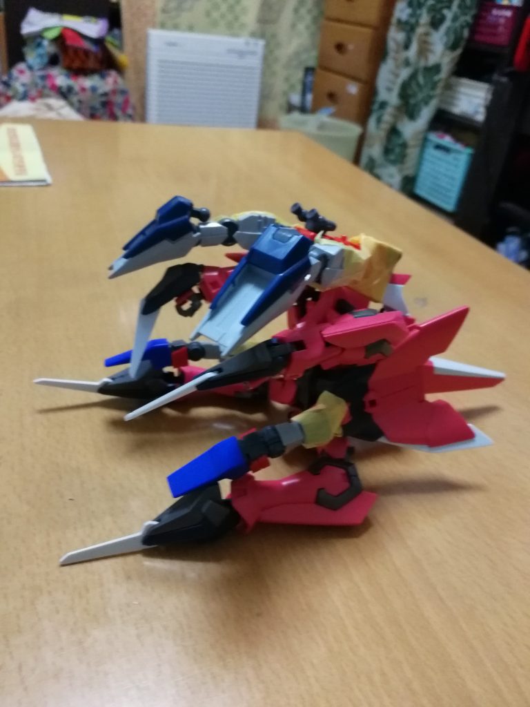 初期イメージ。貧乏ミキシング。イージス+ザラキエル(腕)+ZⅡ(腕)+バウ(胴体)
