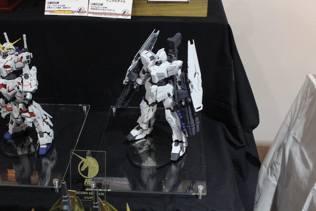 モデフェス準備中に。こんな感じで展示させていただきました。