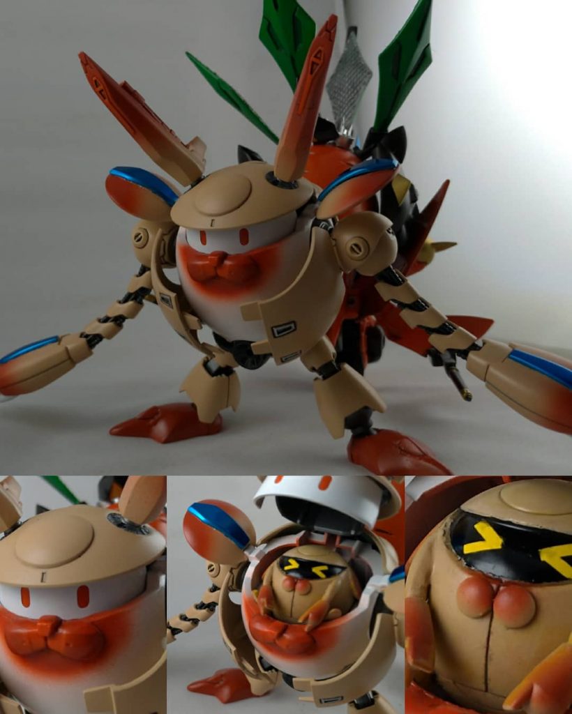 合体してMA形態

勿論、奥の手！
子うさカプルだって格納されています