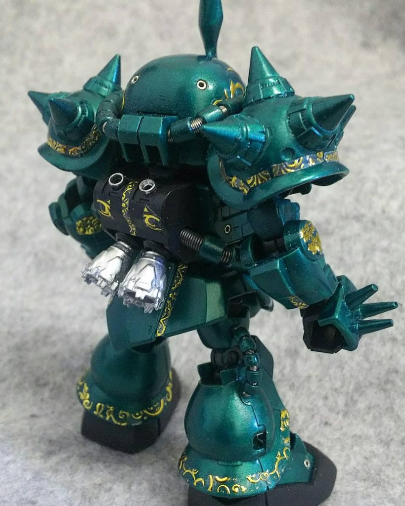 SDクロスシルエットドズル専用ザクⅡ–4枚目/制作者：みっつ