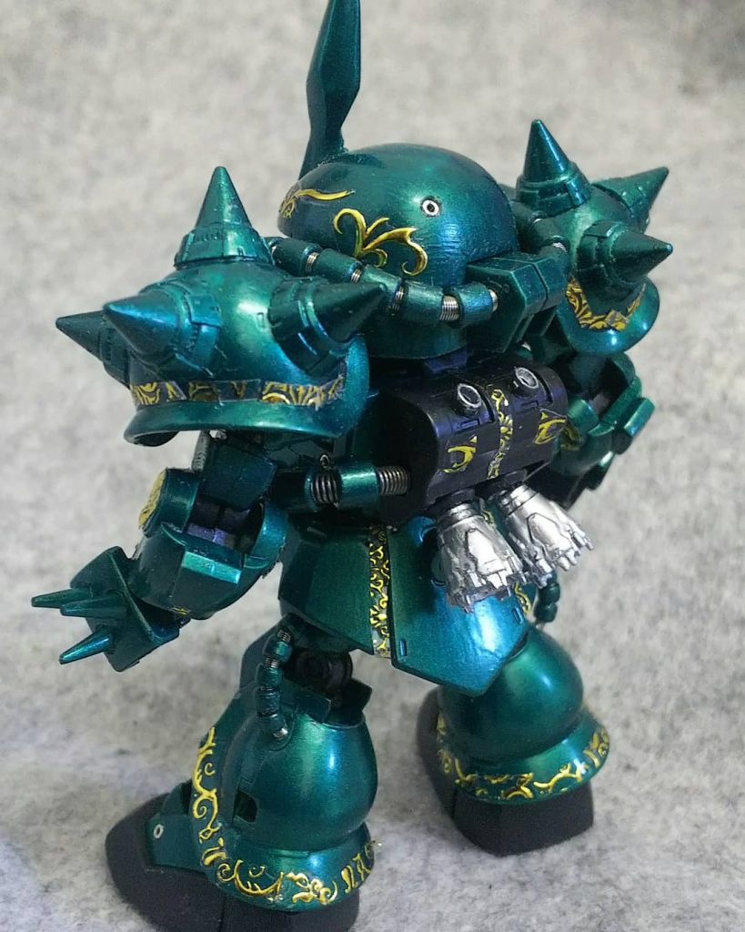 SDクロスシルエットドズル専用ザクⅡ–5枚目/制作者：みっつ