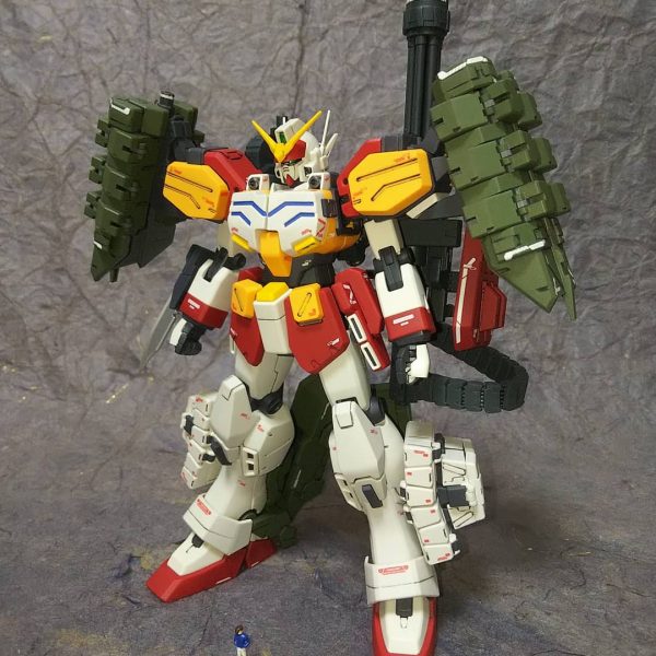 1/100MGガンダムヘビーアームズイーゲル装備