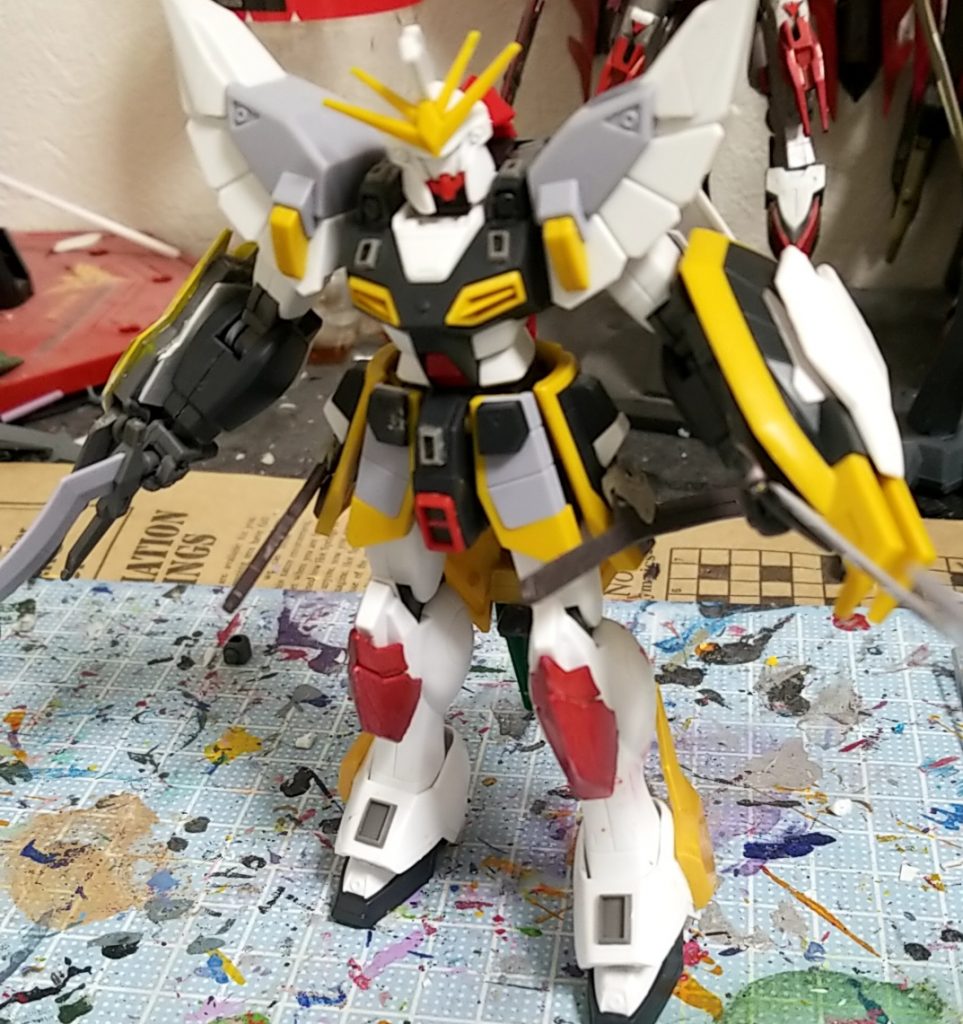 制作過程
刀や右腕のシールドにはネオジム磁石を使用