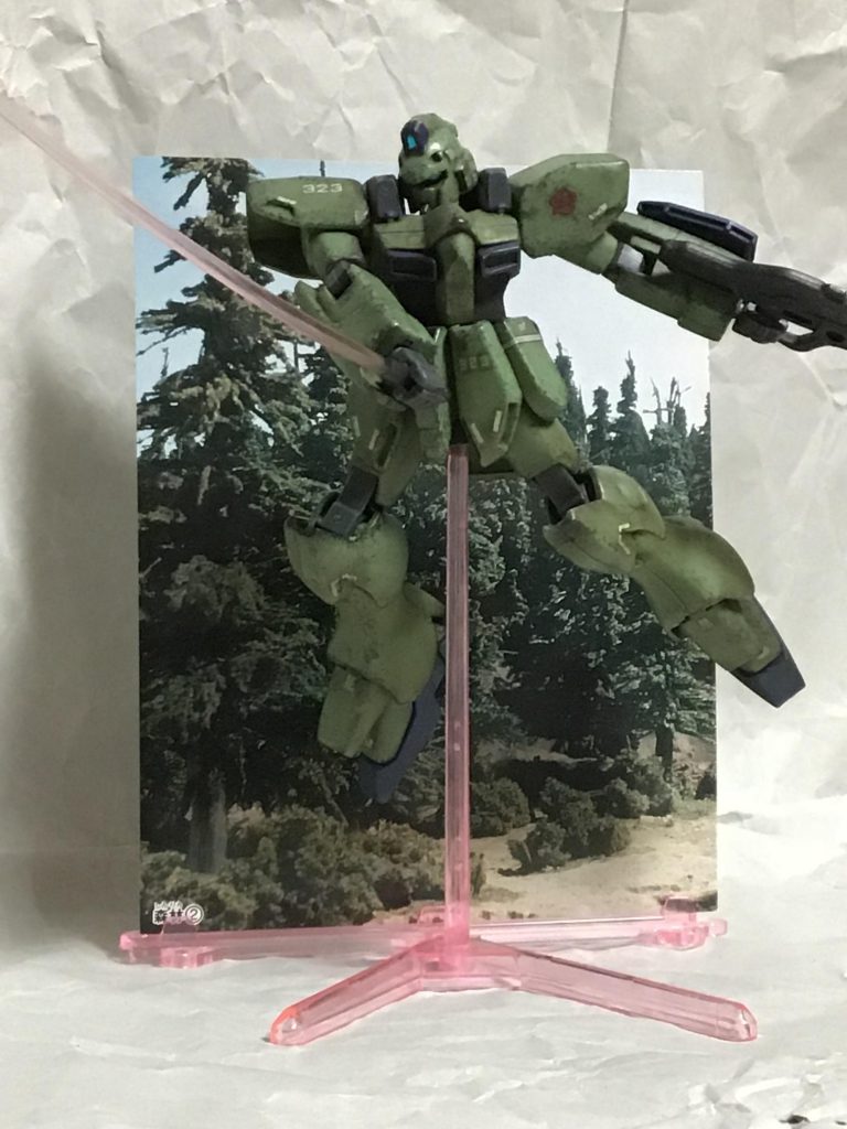 ノーマルスタンドと背景カードで。Vガンシリーズはサービス良いですよね。