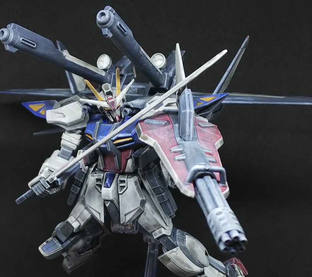 HGルカス・オドネル専用ストライクE＋iwsp–4枚目/制作者：機動病院