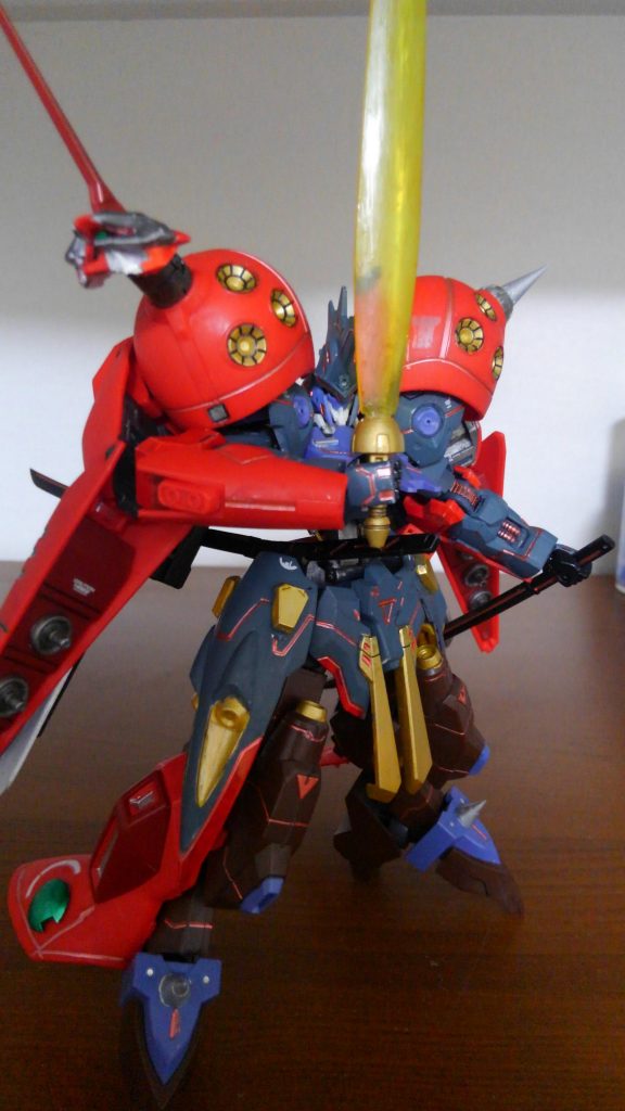 最後まで見て頂きありがとうございます。

エールガンダムに続き、鉄血ミキシングMSは３体目を迎えました。色々、脱線したりもしますがまだまだ作っていきたいと思います。