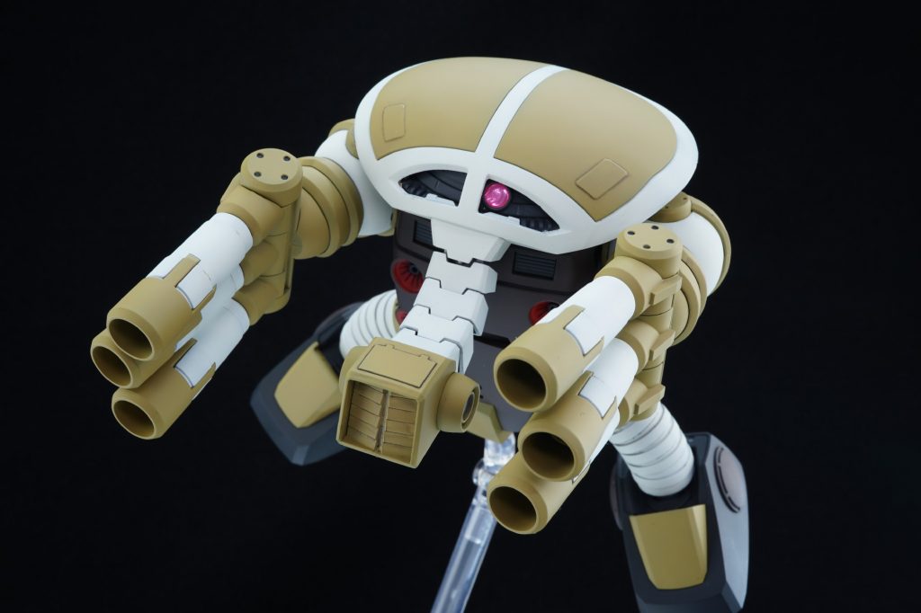 水中から勢いよく飛び出して港湾防衛隊に対して制圧射撃を行うジュアッグさん。
この隙に味方がヨジヨジ岸壁を登ってくる手筈です。