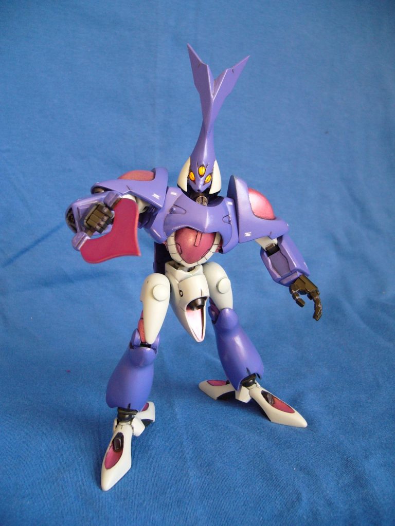 ビームカタール。鎌はキットだとペラペラなので。柄の部分をプラ棒にして、キットの刃を付け直してます。両方ともビームの刃はキャンディ塗装で。