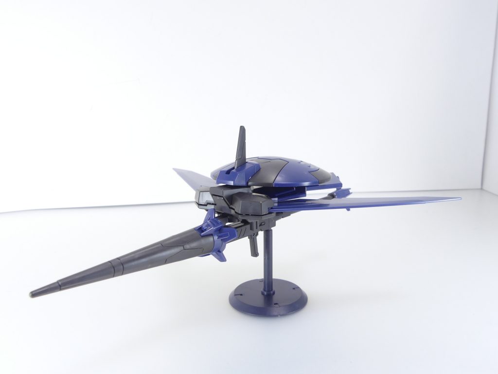 サポートマシン:各武装は合体させ、サポートマシンとして運用可能。まだ作中未登場。大半の武装を取っ払うことになるからでもあり。ショットランサー下面の3ミリ穴で各種ベースに接続。コアガンダム付属アーマーあたりが良い感じ。