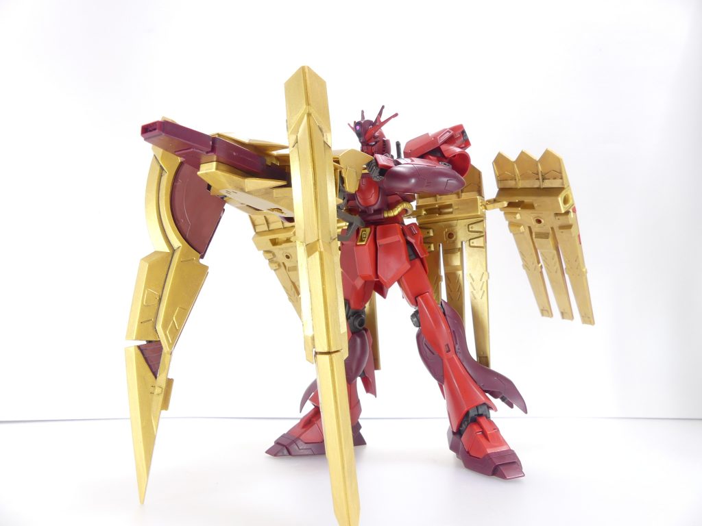 【おまけ】ブルーフレームっぽい射撃形態。手は添えているだけ。【次回予告予定】まだなにも考えていません。システムウェポンキットの入手はいつになるのか･･･あと新作ラッシュ続きなのでそろそろ旧作をやる時間が欲しいです。