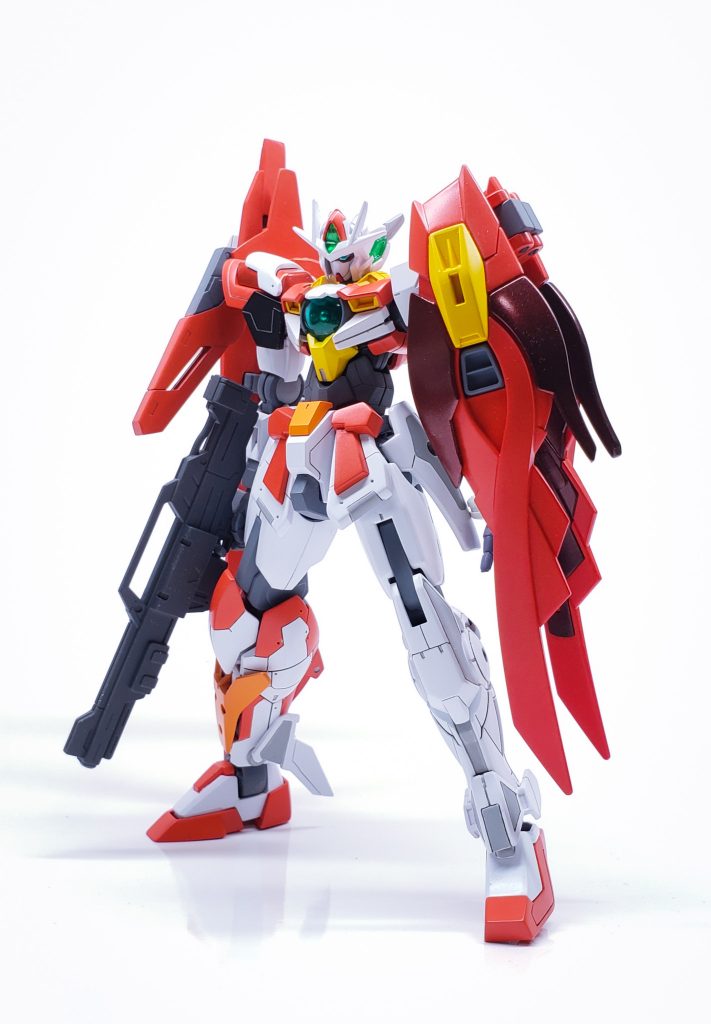 言うまでもなく俺専用クアンタですw
「リペア」の名を冠するため、左肩にはマントを装備しています。