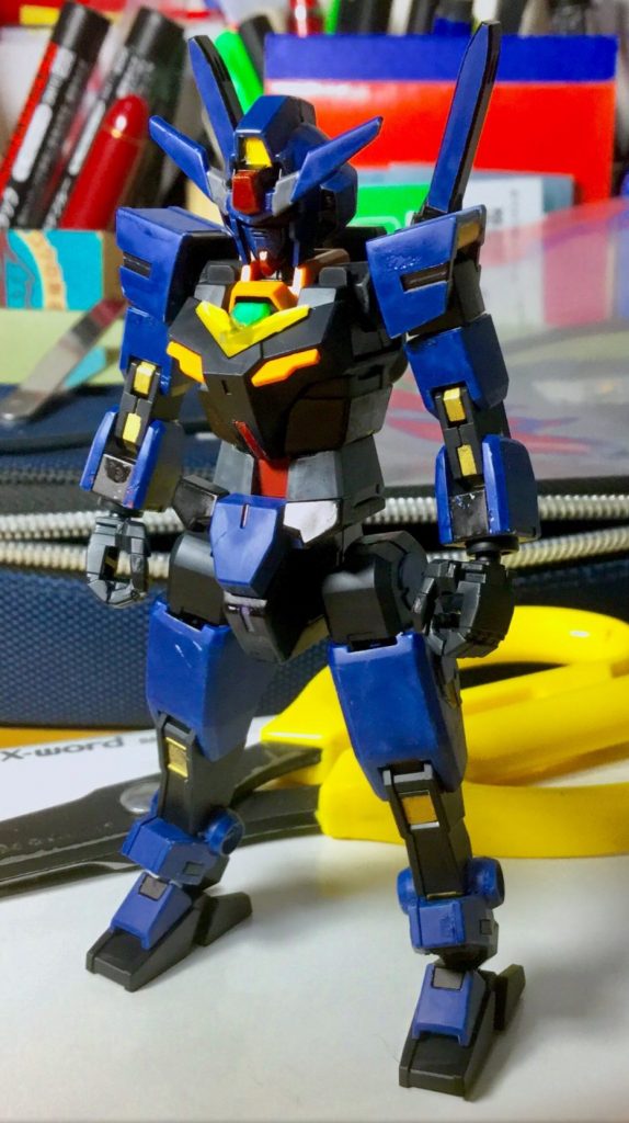 コアガンダム(リアルタイプカラー)を見ていて｢オリジナルより黒くね？｣と思ったのが事の発端です。黒=Mk-2ティターンズ仕様 の公式が頭に浮かんだと思ったら即行動に移ってました