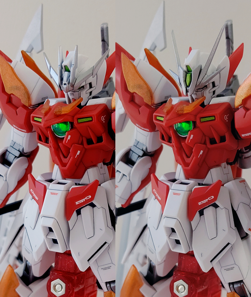 角飾りはカレドヴルッフフェーダーに付属していたものとあわせて2種類用意しました!顔は丁寧に丁寧に本当に繊細な作業をしたと思います(*´∇`*)