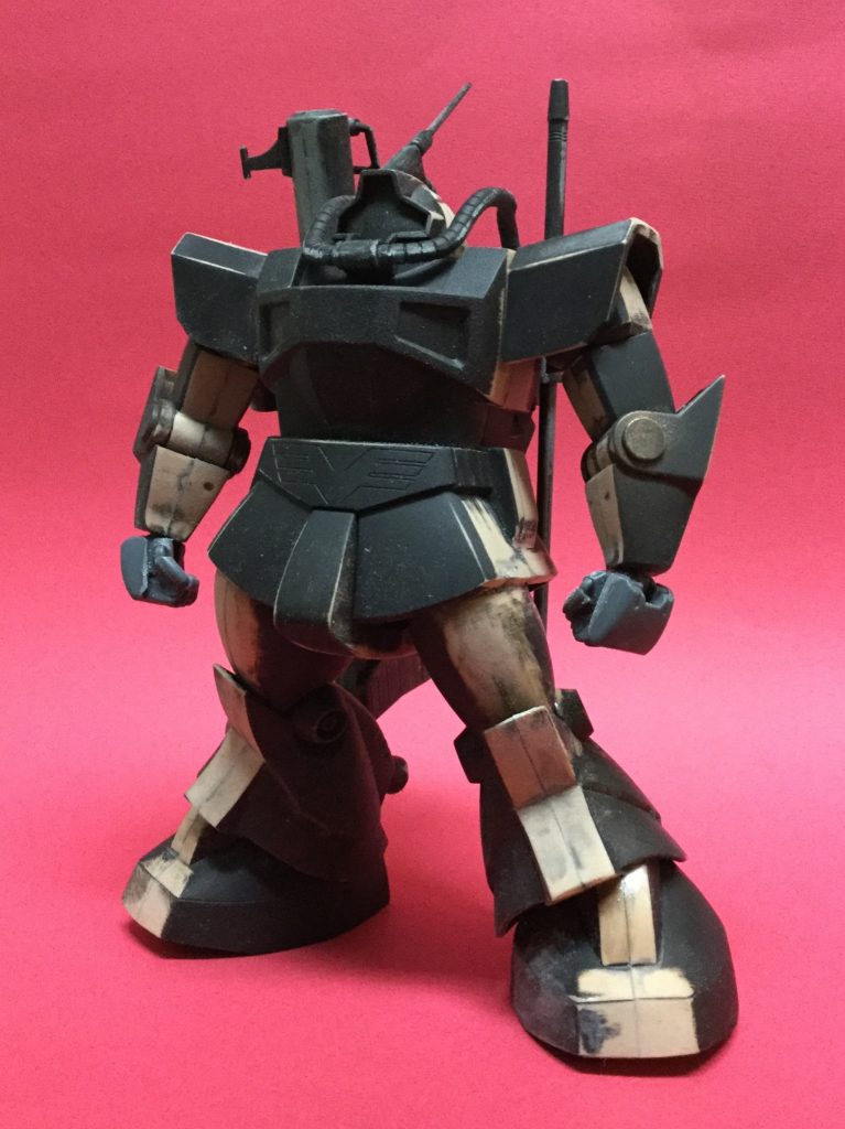 組み立て完了
手首はサポートパーツに交換
ほらカッコいい