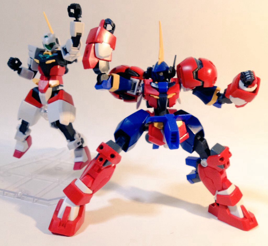 コアアーチャーより先に、マーズフォーアーマーが完成して。こうやって遊んでしまったので。製作工程！？ごめんなさいっ！