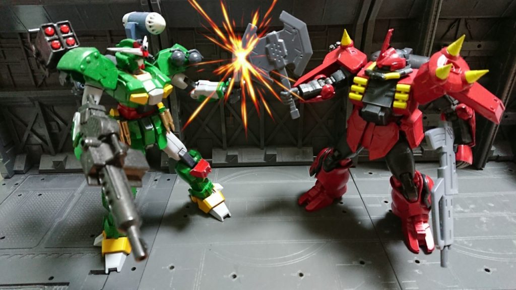 以前作ったコマンドガンダムと その１