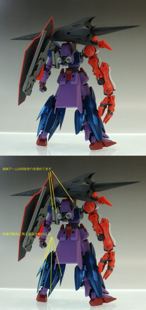 HGBD:R ガンダムゼルトザーム　改修塗装済み完成品–8枚目/制作者：@sary19720910