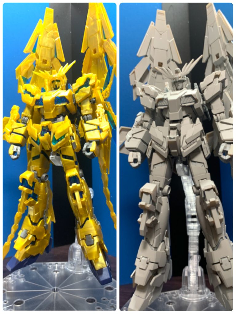 素組状態。。これは塗らなきゃ治んない感じでしたね😅
んでそのまま勢いでサフ吹いちゃいました