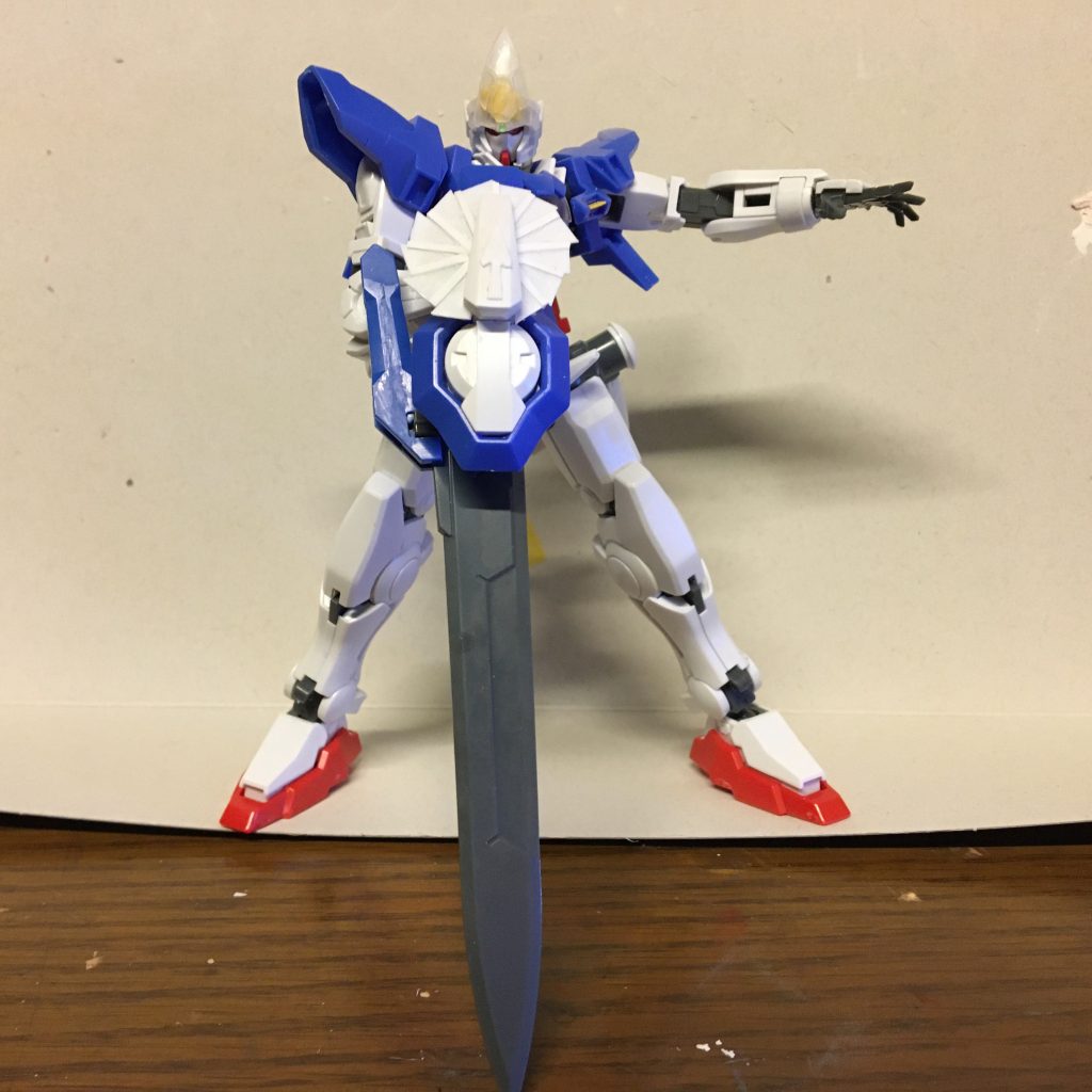 ブレイラウザーの展開状態はプラ板を何枚も重ねていき、形を整えるのが大変でした(゚o゚;;