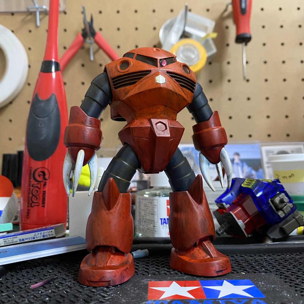 旧キット　1/144 シャア専用ズゴック–3枚目/制作者：らいゔ