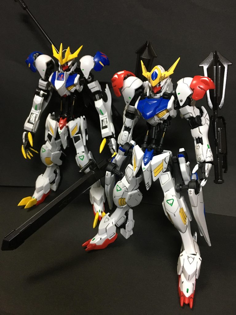 こちらシリーズ1機目のHi-バルバトスルプスレクスと
胴の延長しすぎなどを反省しました