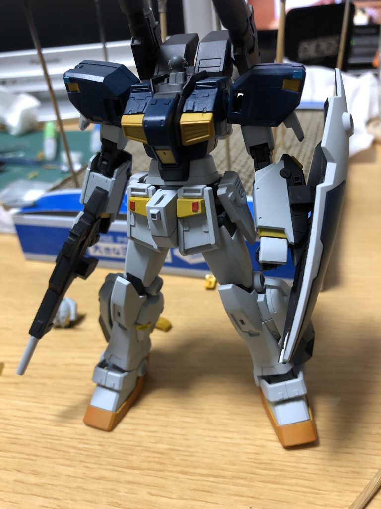 デカール前の状態
水転式を初めて使いましたが中々つかない…