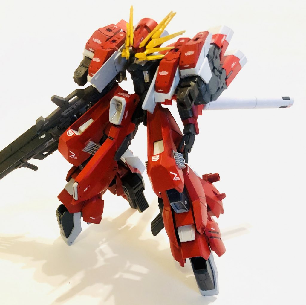 高機動戦闘モード
TR6 の脚部とラジエーターが展開します
(わかりにくい!笑)