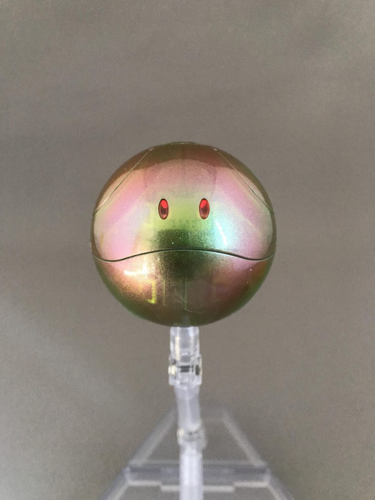 目はおゆまるとUVレジンの複製です。ミライトで光ります。