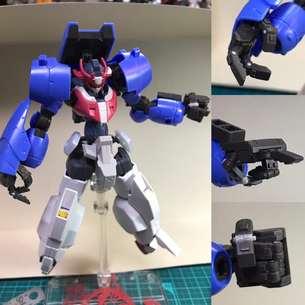 指関節は可動式にしました。