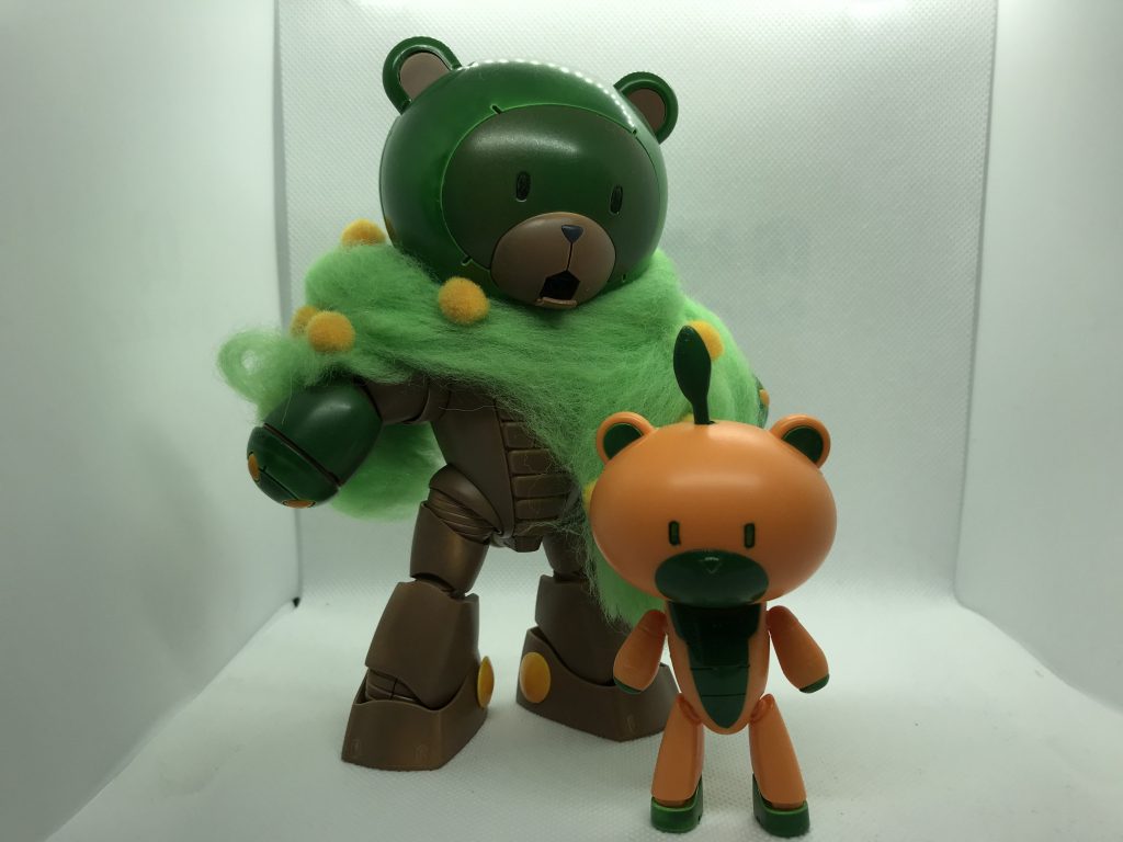 最後に親子で並べてみました。