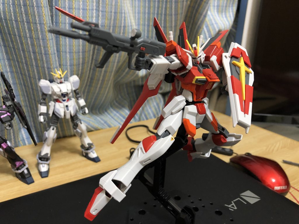 射撃！！このポーズほんとにSEED系、SEED Destiny系よく合いますよね〜