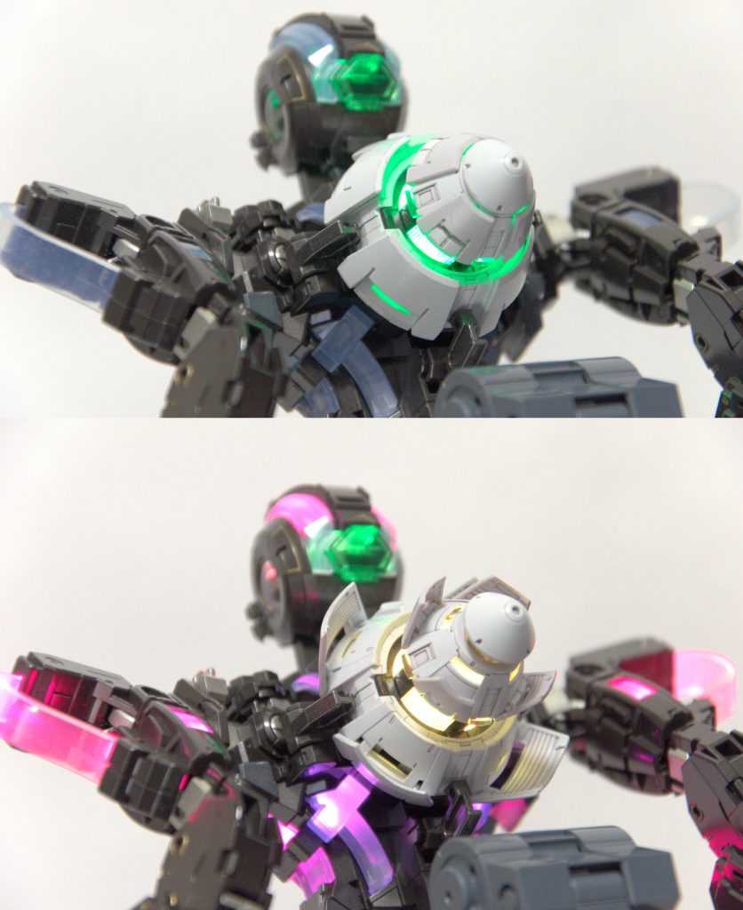 GNドライヴの展開ギミック。花みたい。