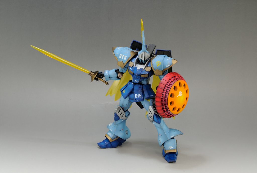 こちらもギャン子さん作製のガンプラです。つま先や角度付き手首など、ギャンの良いところは引き継いでます。