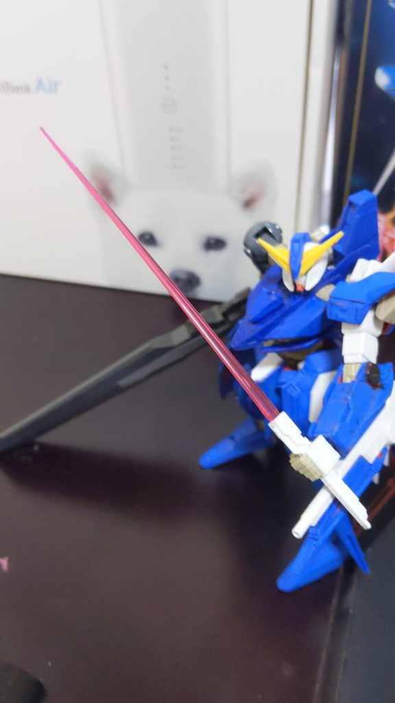 GNビームサーベル
あまり使いません。非常時や大剣を使えない時に使います。たまにこれと大剣で二刀流します。