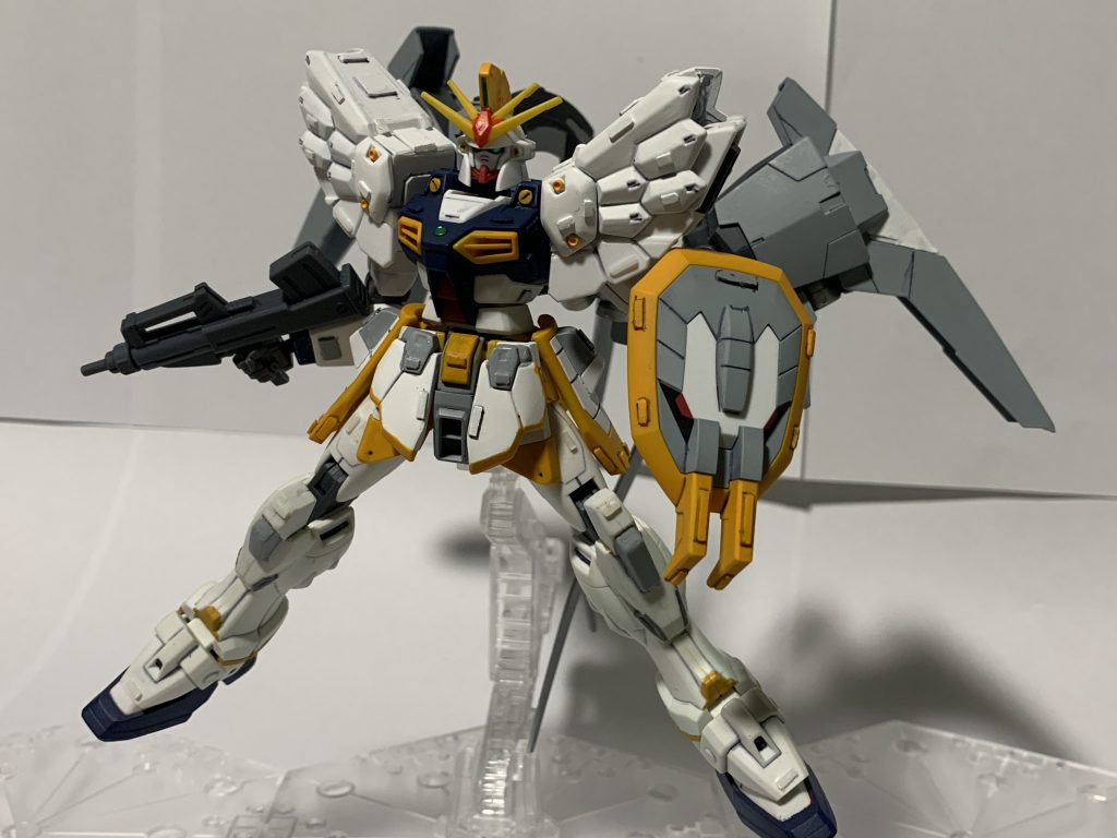 Ver1のフルバーニアンユニットとウイングゼロ脚に換装。