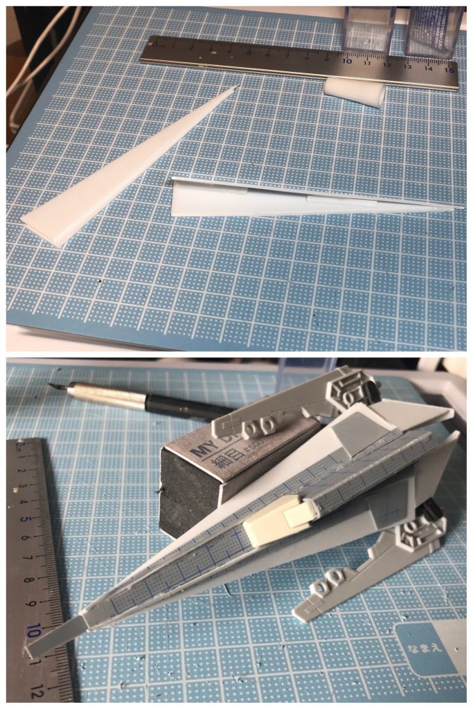 ライザーなビーム砲は大体セミスクラッチで作りました( ̄▽ ̄;)ちょと大変だった……あとその後の塗り分けがマスキングがね