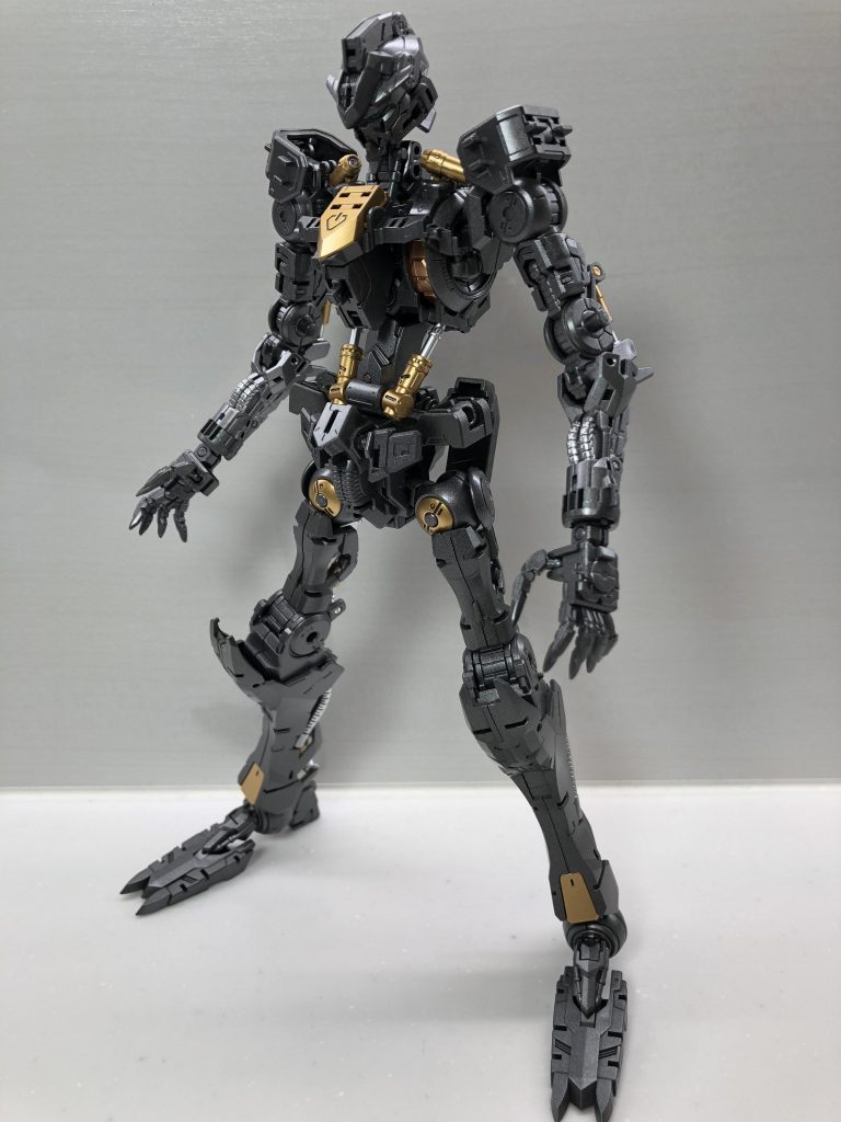 フレームはメタリック塗装して、ツヤツヤにしました。