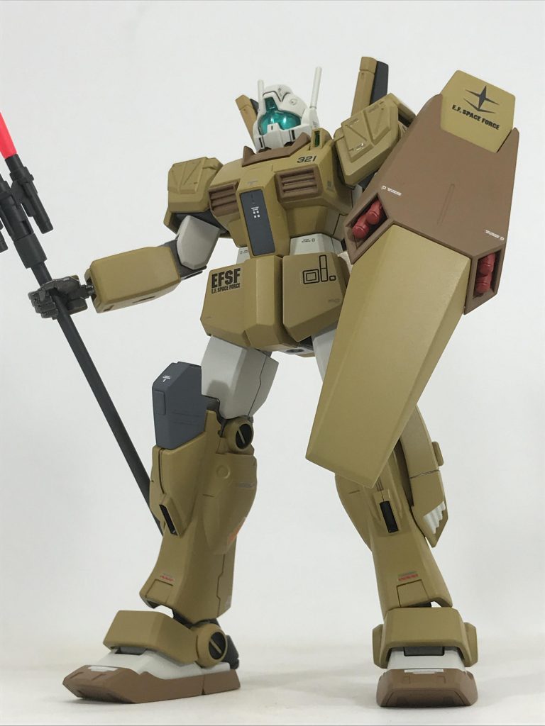 最後に1号機（機体No.321）です。セミストライカー仕様に仕上げたお気に入りの機体です。 (´∀｀)