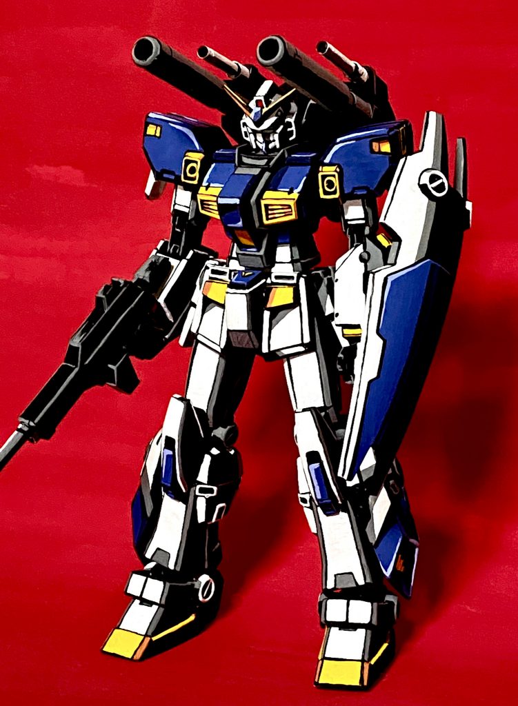 1/144 ガンダム6号機 マドロック アニメイラスト風模型–2枚目/制作者：@j_gunaka